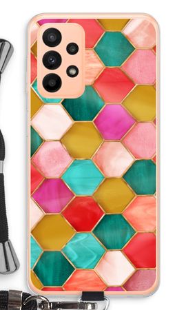 Hexagons in stained glass