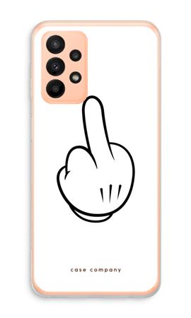 Middle finger white