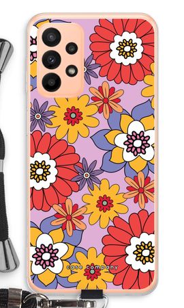 Retro Flowers - Purple