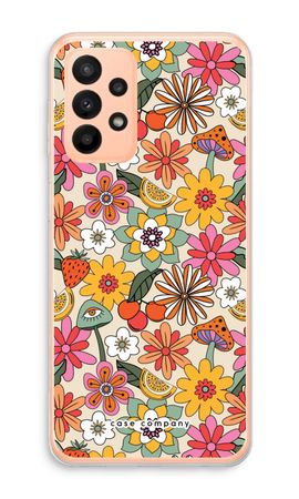 Retro bloemen N°2 - Geel