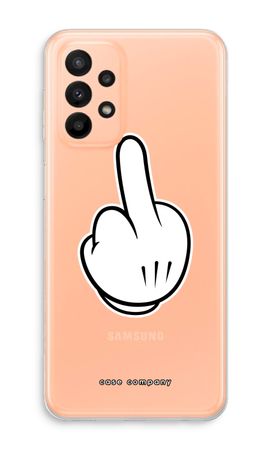 Middle finger white