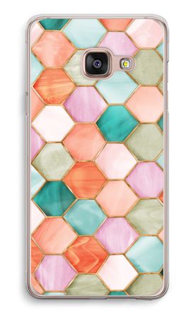 Hexagons in stained glass