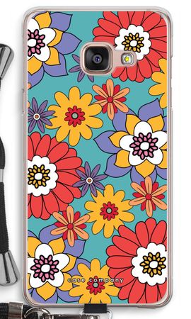 Retro Flowers - Blue