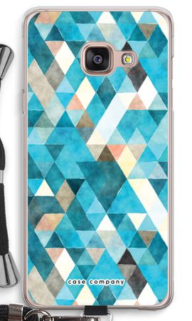 Coloured triangles blue