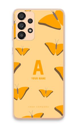 Amber Butterflies Monogram