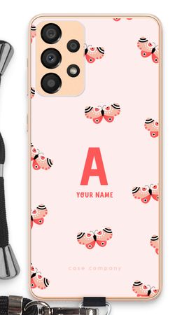 Rosy Butterflies Monogram
