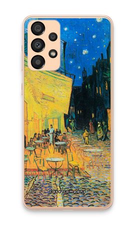 Terrazza del caffè di notte