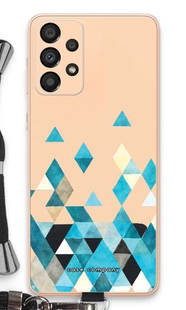 Coloured triangles blue