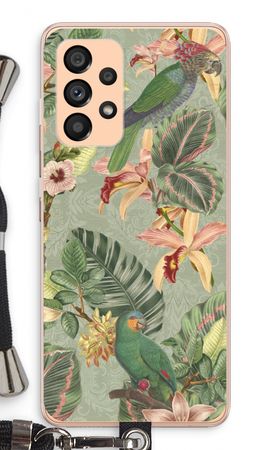 Tropical jungle parrot