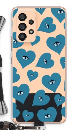 Blue heart eyes