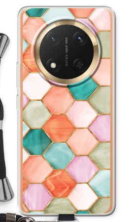 Hexagones en vitrail