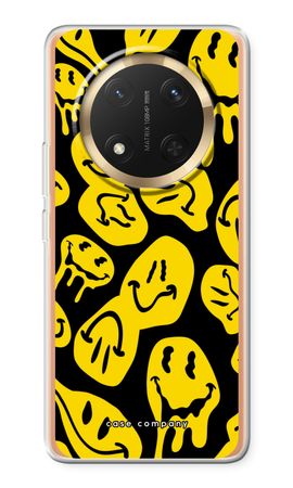 Smältande smiley - Gul