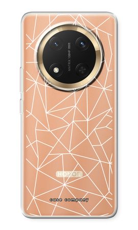 Geometric lines white