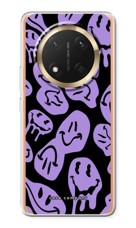 Smältande Smiley - Lila