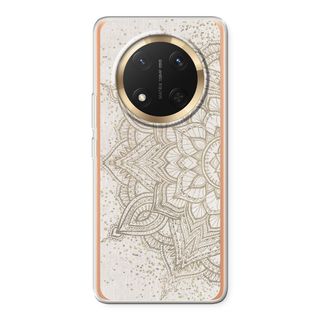 Goldenes Boho-Mandala