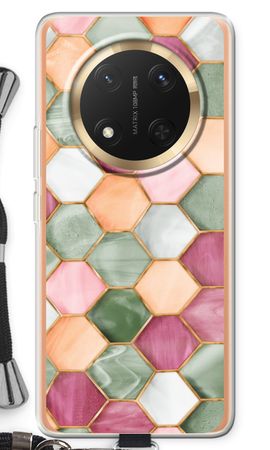 Hexagons in stained glass