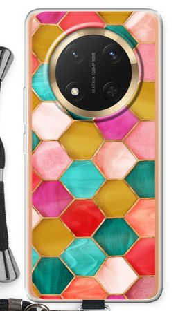 Hexagons in stained glass