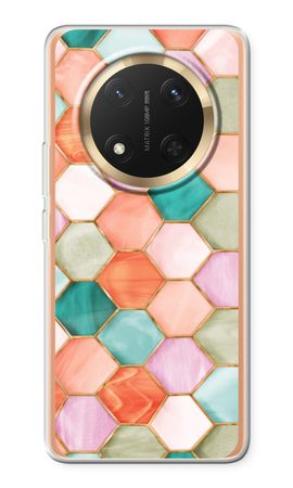 Hexagons in stained glass