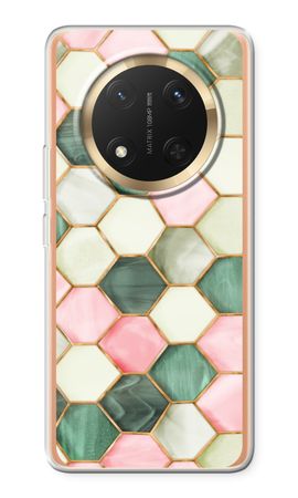 Hexagons in stained glass