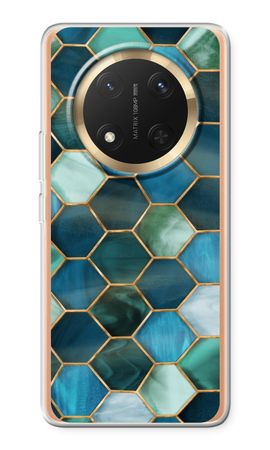 Hexagons in stained glass