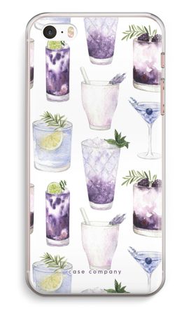 Violet cocktails