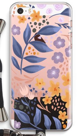 Flowers with blue leaves