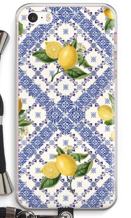 Blue tiles and lemons