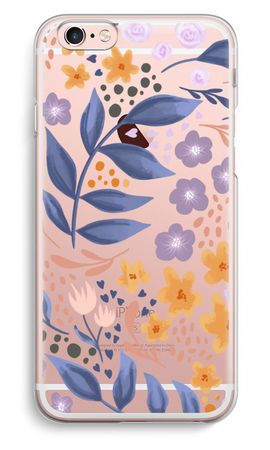 Flowers with blue leaves