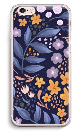 Flowers with blue leaves