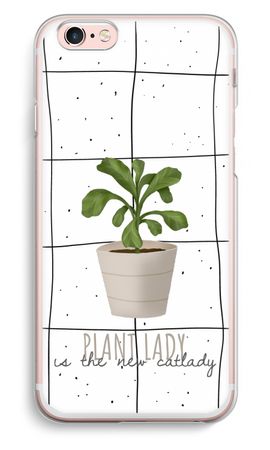 Houseplant on windowpane