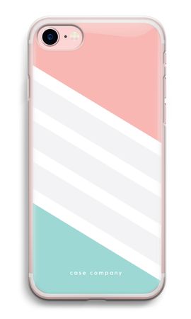 Pastellfarbene Streifen