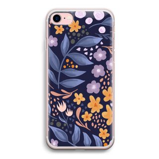 Flowers with blue leaves