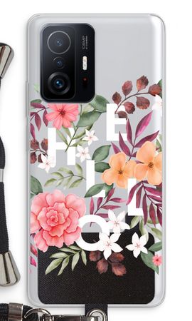 Hello in flowers