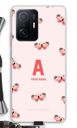 Rosy Butterflies Monogram