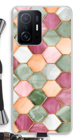 Hexagons in stained glass