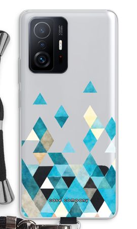 Coloured triangles blue