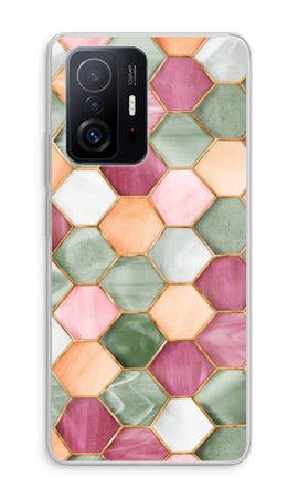 Hexagons in stained glass