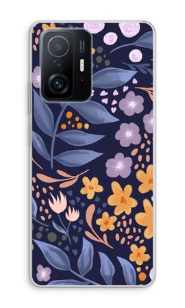 Flowers with blue leaves