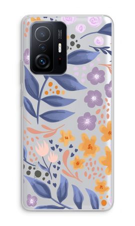 Flowers with blue leaves