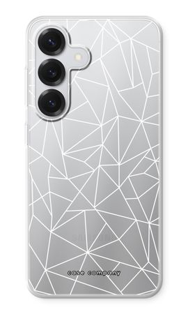 Geometric lines white