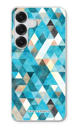 Coloured triangles blue