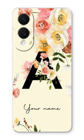 Flirty Flowers Monogram