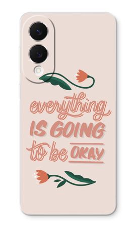 Optimistic flower girl