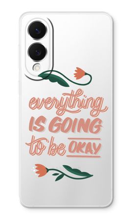 Optimistic flower girl