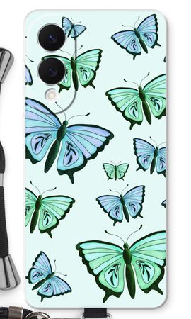 Blue & Green Butterflies