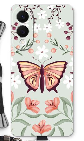 Butterfly in a floral world