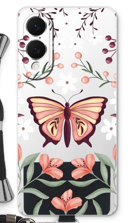 Butterfly in a floral world