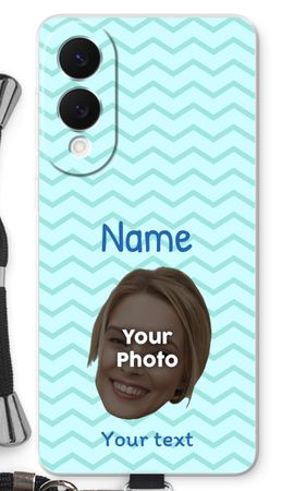 Personalized Face - Stripes Pattern