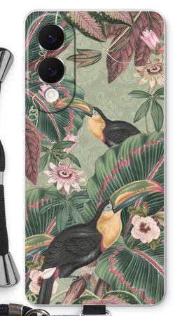 Tropical jungle toucan