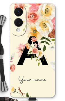 Flirty Flowers Monogram